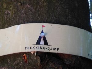 Schild Trekkingcamp