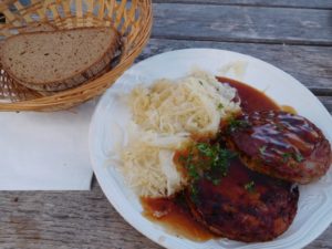 Saumagen und Sauerkraut