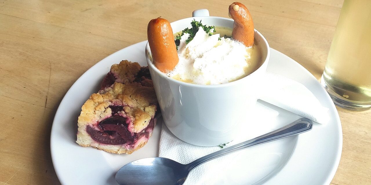 Suppe und Kuchen