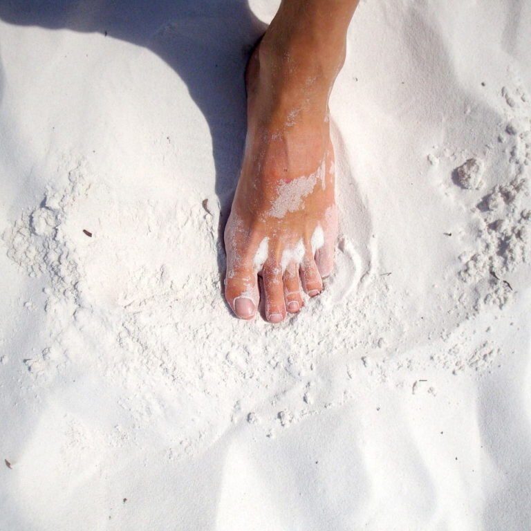 Fuß im Sand